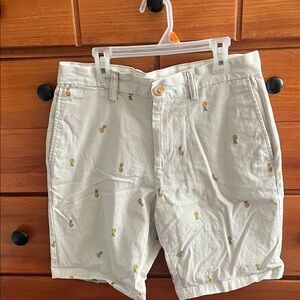 Old Navy Men's Cream Pineapple Print Shorts